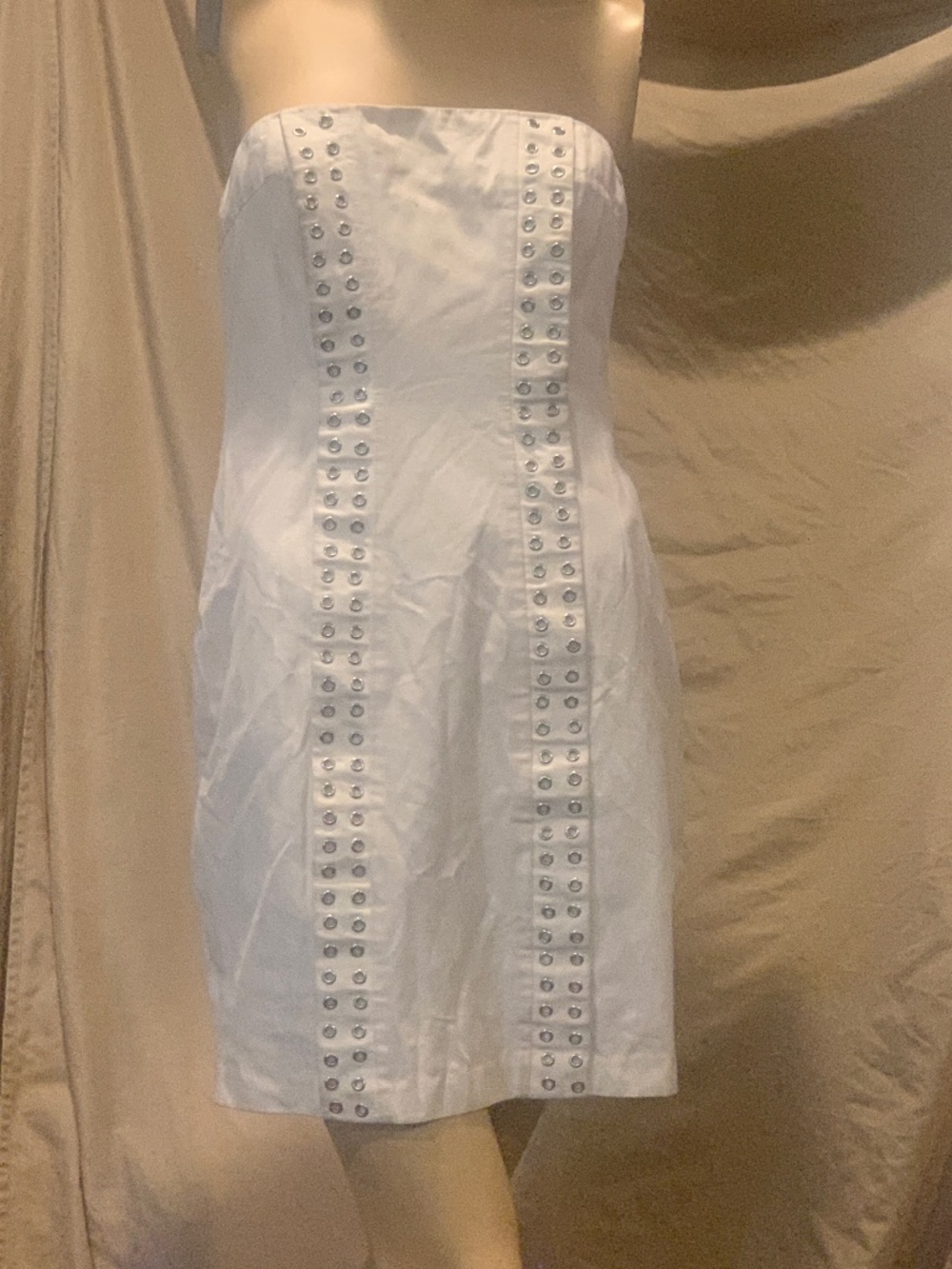 Tracy Reese Strapless grommet dress